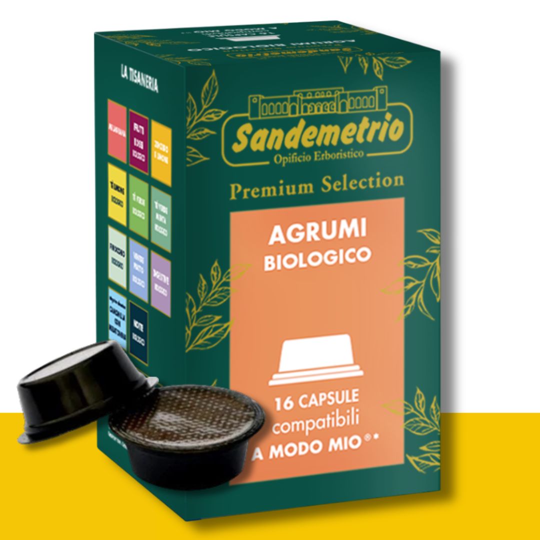 16 Capsule A Modo Mio Sandemetrio Agrumi Bio Sandemetrio