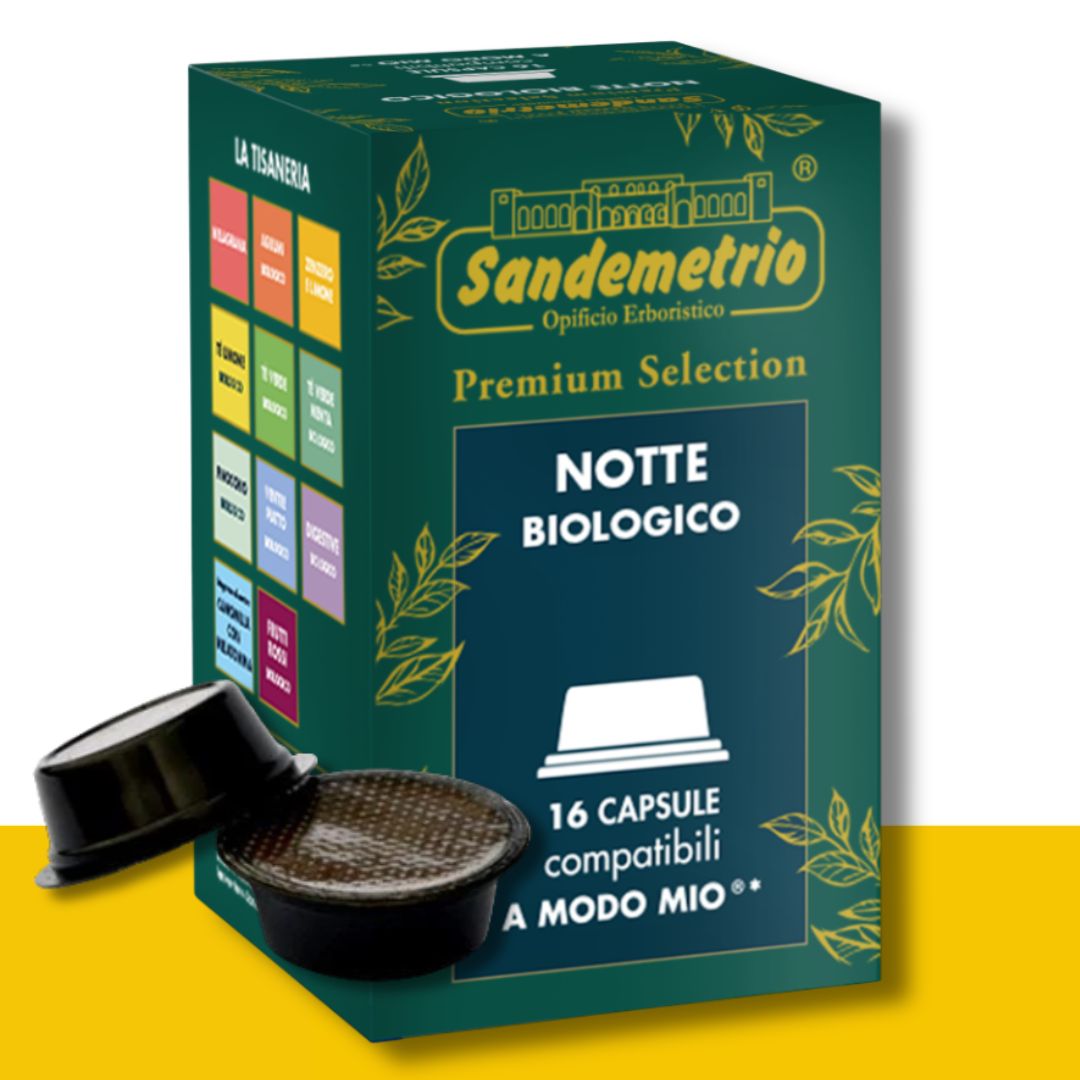 16 Capsule A Modo Mio Sandemetrio Camomilla con Melatonina Sandemetrio