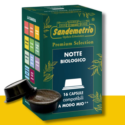 16 Capsule A Modo Mio Sandemetrio Camomilla con Melatonina Sandemetrio