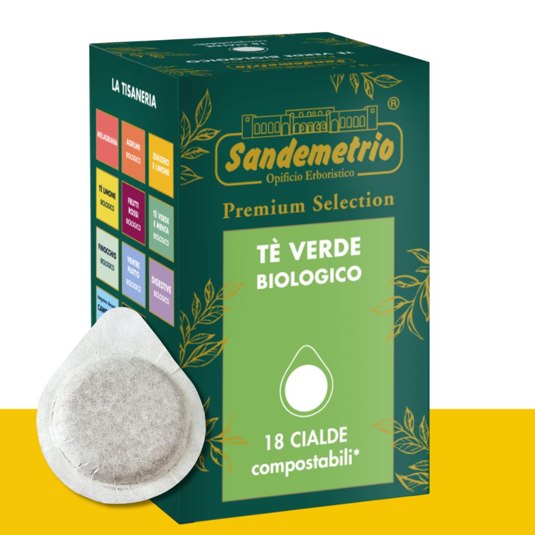 18 Cialde SanDemetrio Tè Verde Bio Sandemetrio