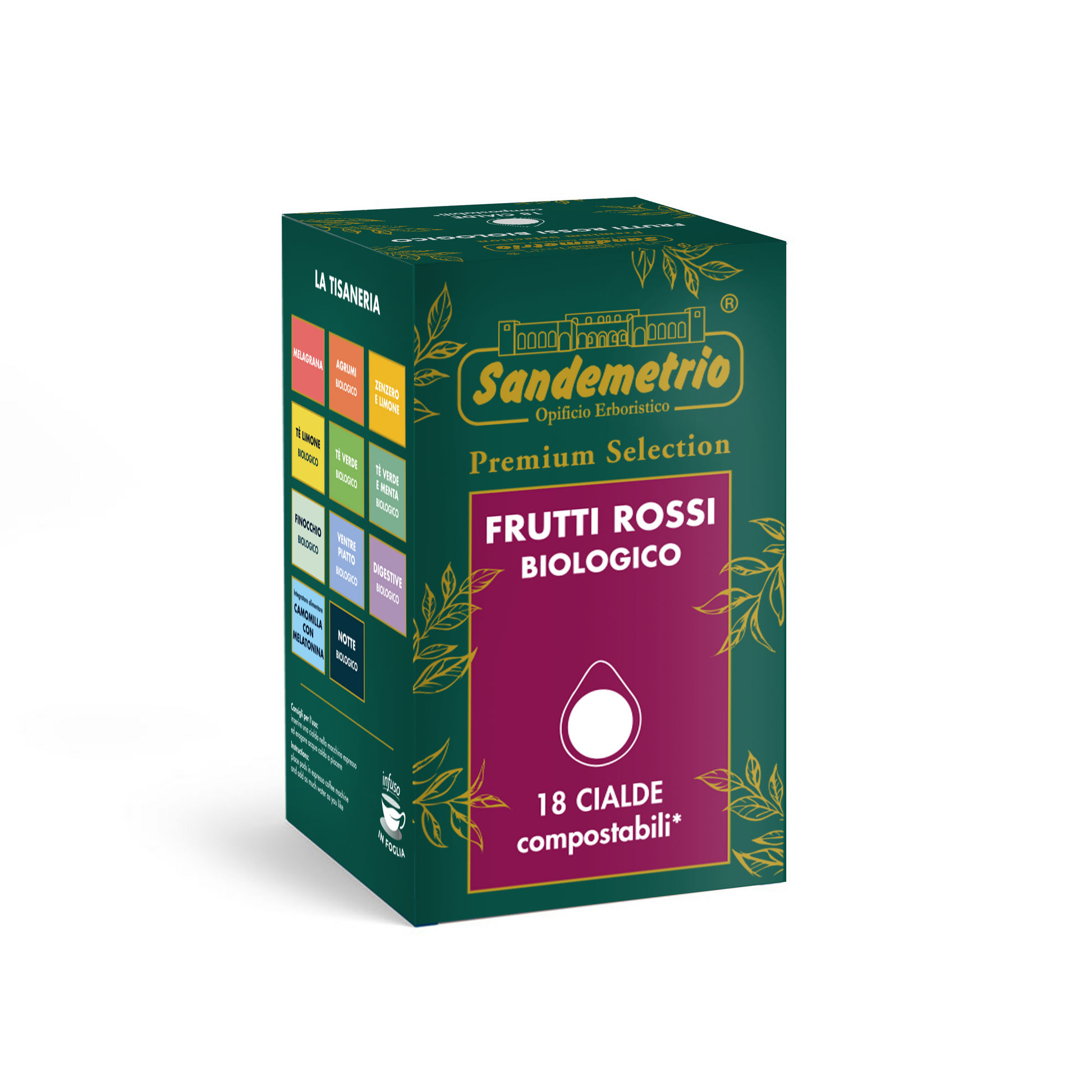 18 Cialde SanDemetrio Frutti di Bosco Bio Sandemetrio