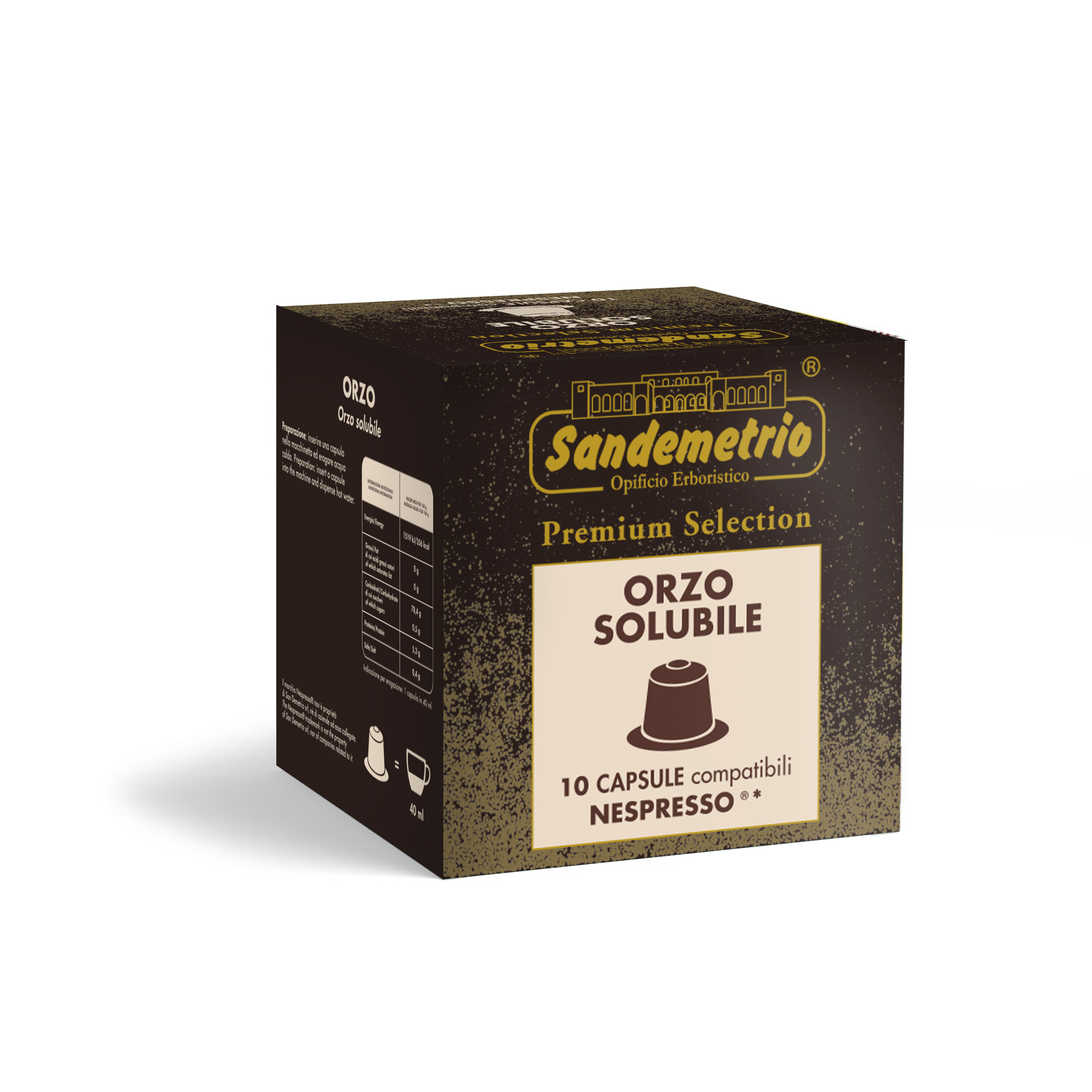 10 Capsule Nespresso Sandemetrio Orzo Sandemetrio