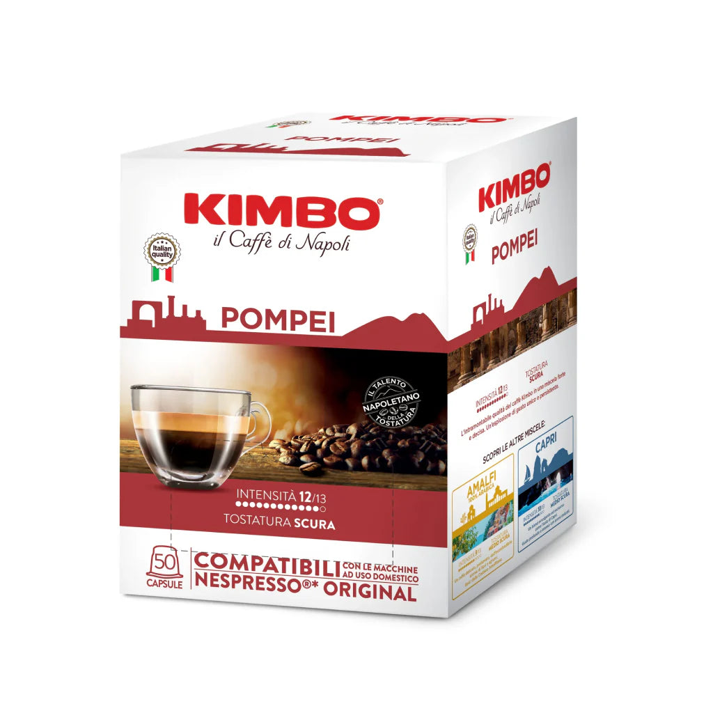 50 capsule kimbo nespresso miscla pompei - ital cialde