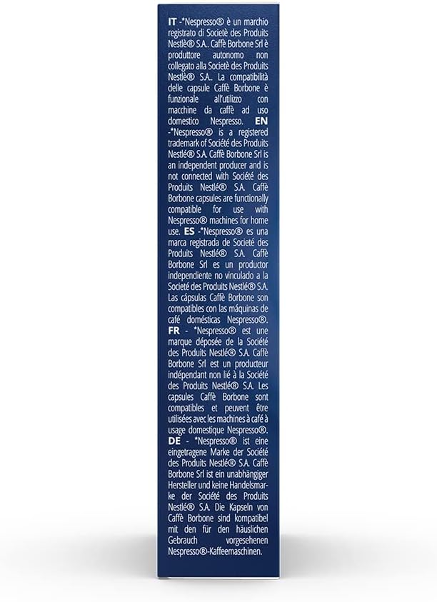 Capsule Nespresso in Alluminio Borbone Mia Napoli Caffè Borbone