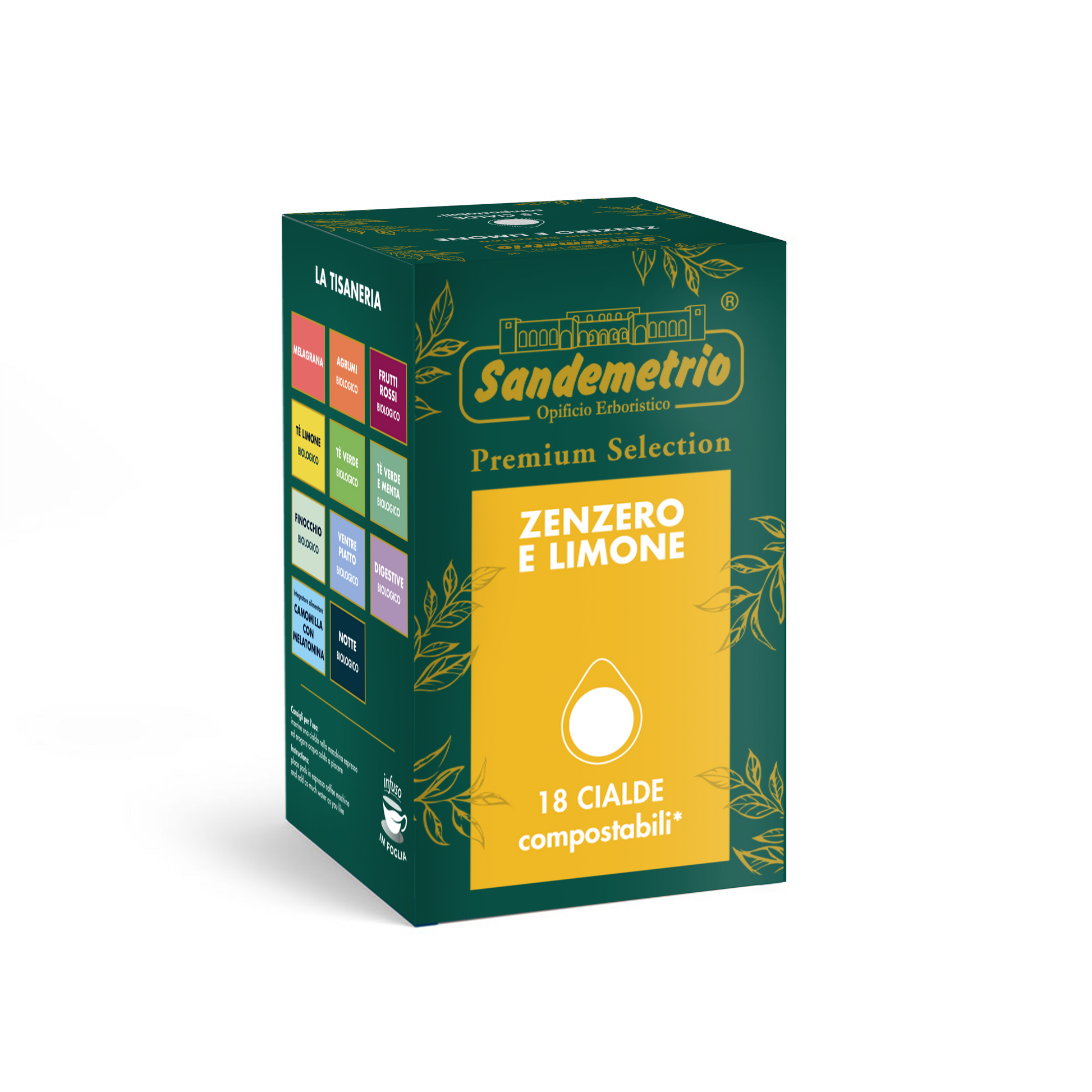 18 Cialde SanDemetrio Zenzero e Limone Sandemetrio