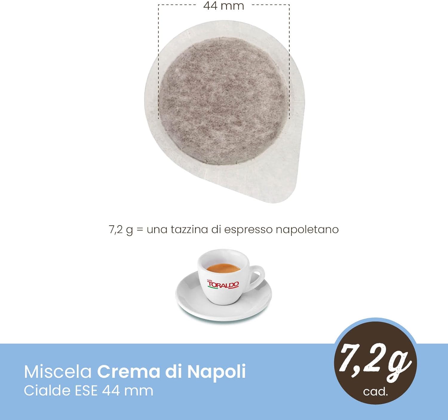 150 Cialde Caffè Toraldo Crema di Napoli Caffè Toraldo