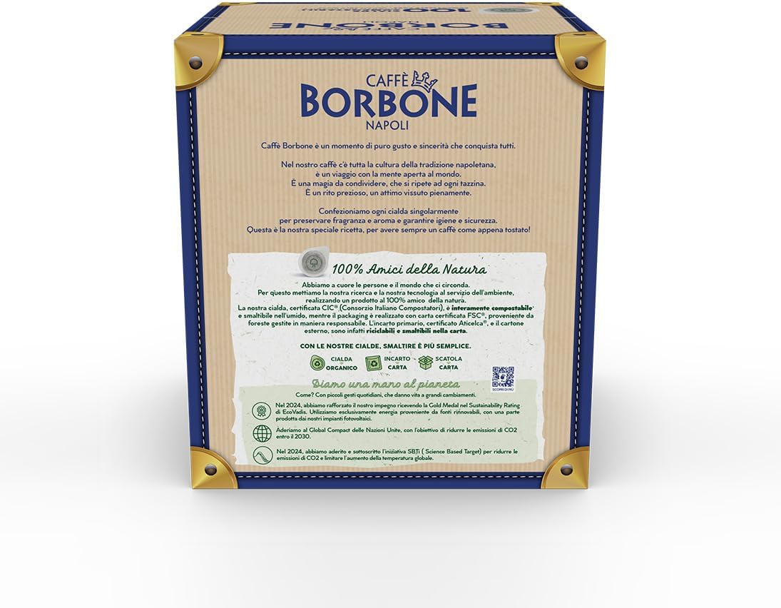 100 Cialde Caffè Borbone Miscela Light Caffè Borbone