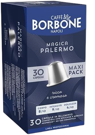Capsule Nespresso in Alluminio Borbone Magica Palermo Caffè Borbone
