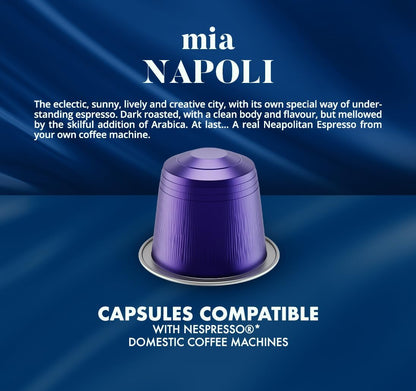 Capsule Nespresso in Alluminio Borbone Mia Napoli Caffè Borbone