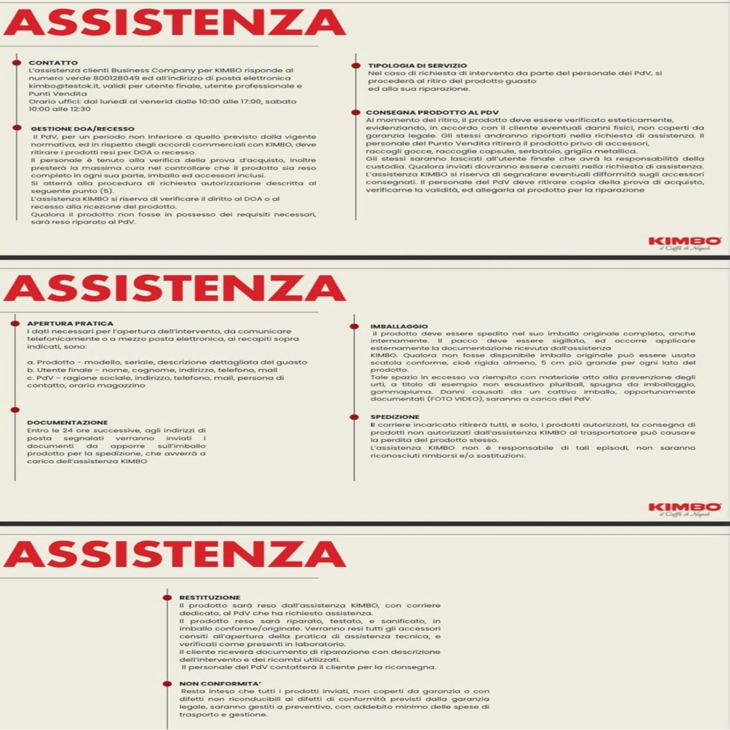 Macchina Caffè Kimbo UP Kimbo