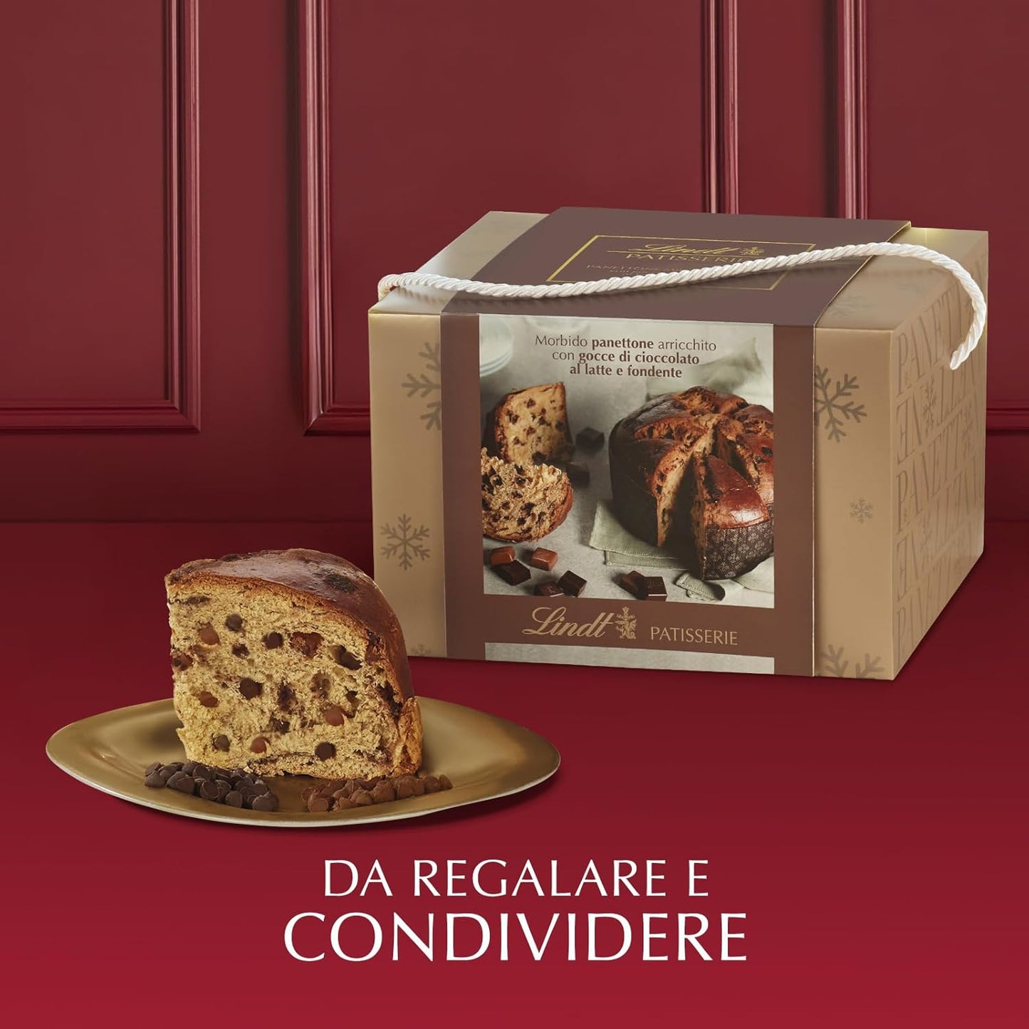 Lindt Panettone Doppio Cioccolato Confezione 750 g Lindt
