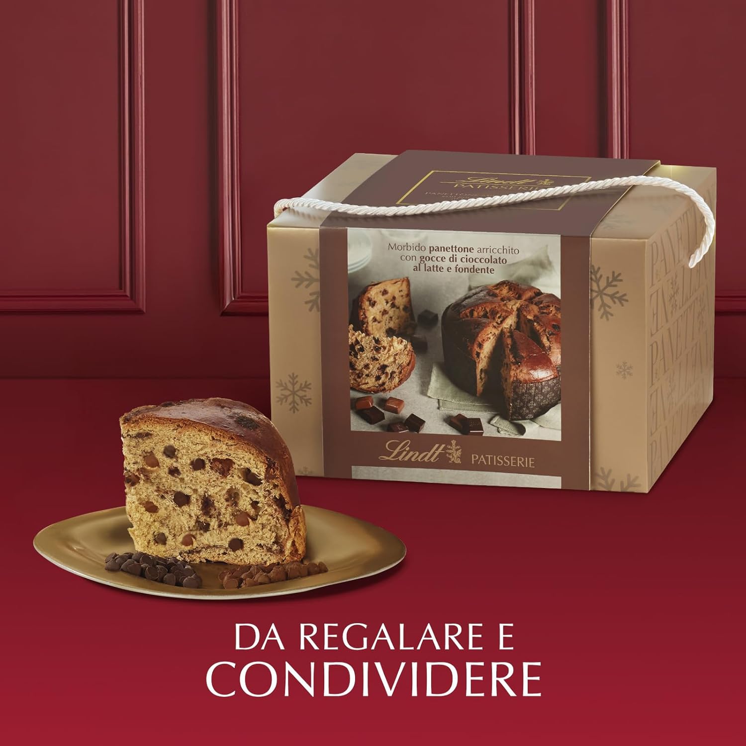 Lindt Panettone Doppio Cioccolato Confezione 750 g Lindt