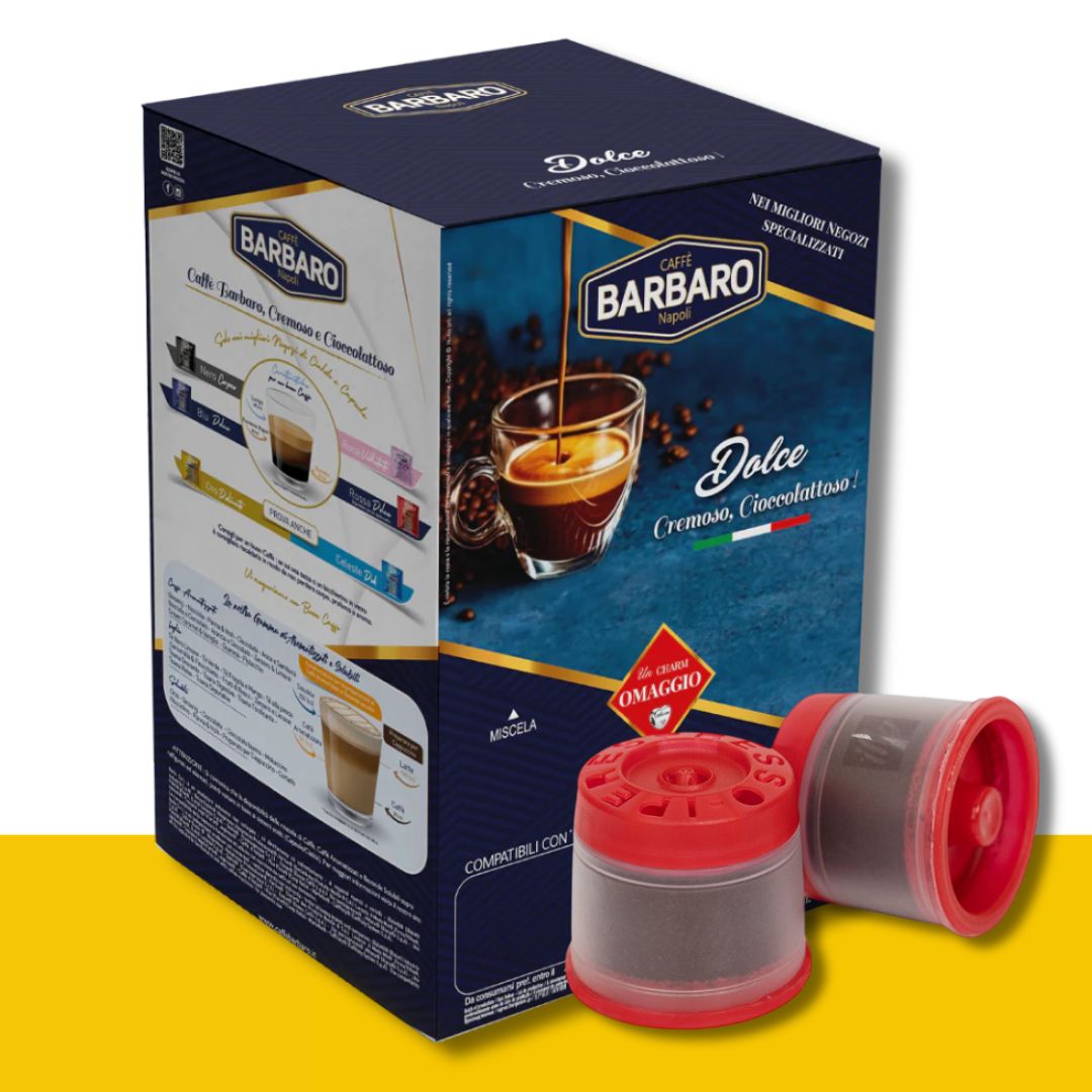 80 Capsule Iperespresso Barbaro Nero Caffè Barbaro