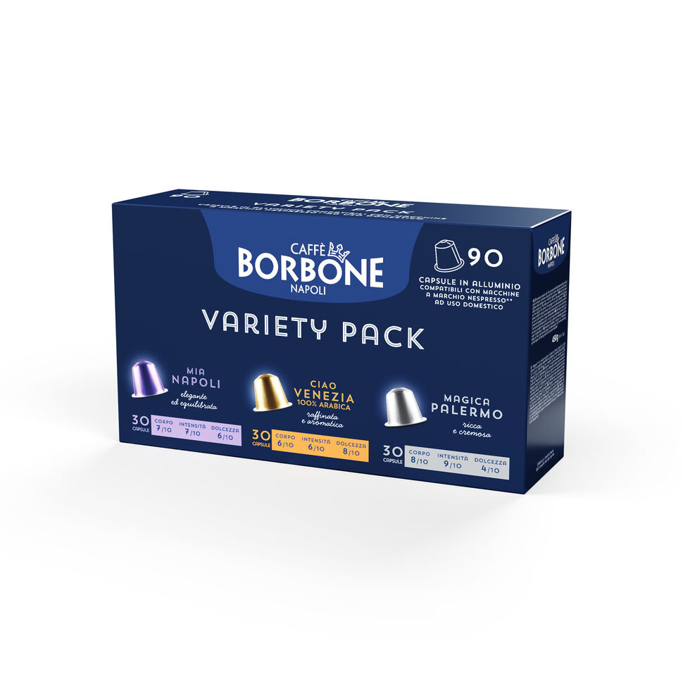 Capsule Nespresso in Alluminio Borbone Ciao Venezia 100% Arabica Caffè Borbone