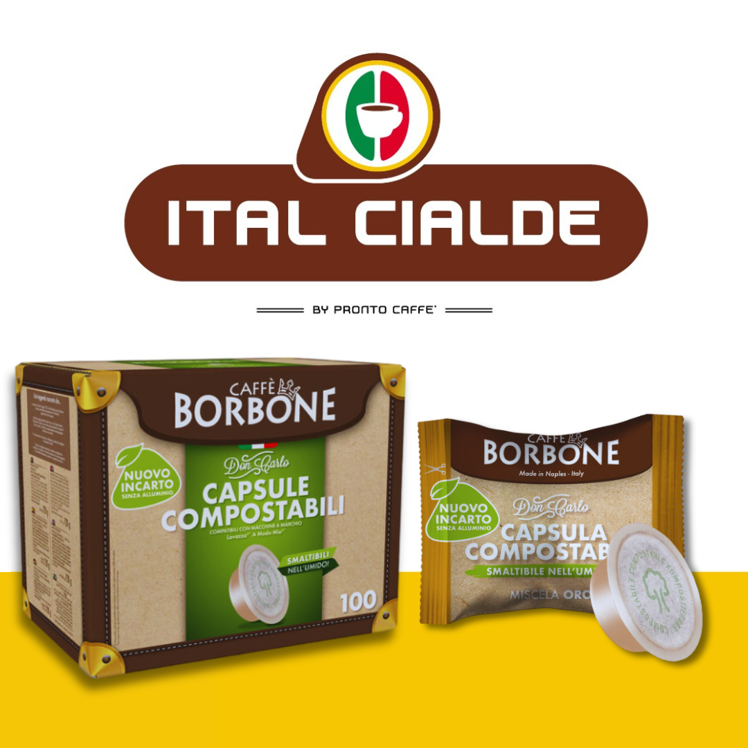 Caffè Borbone Miscela Oro 100 Capsule A Modo Mio - Ital Cialde