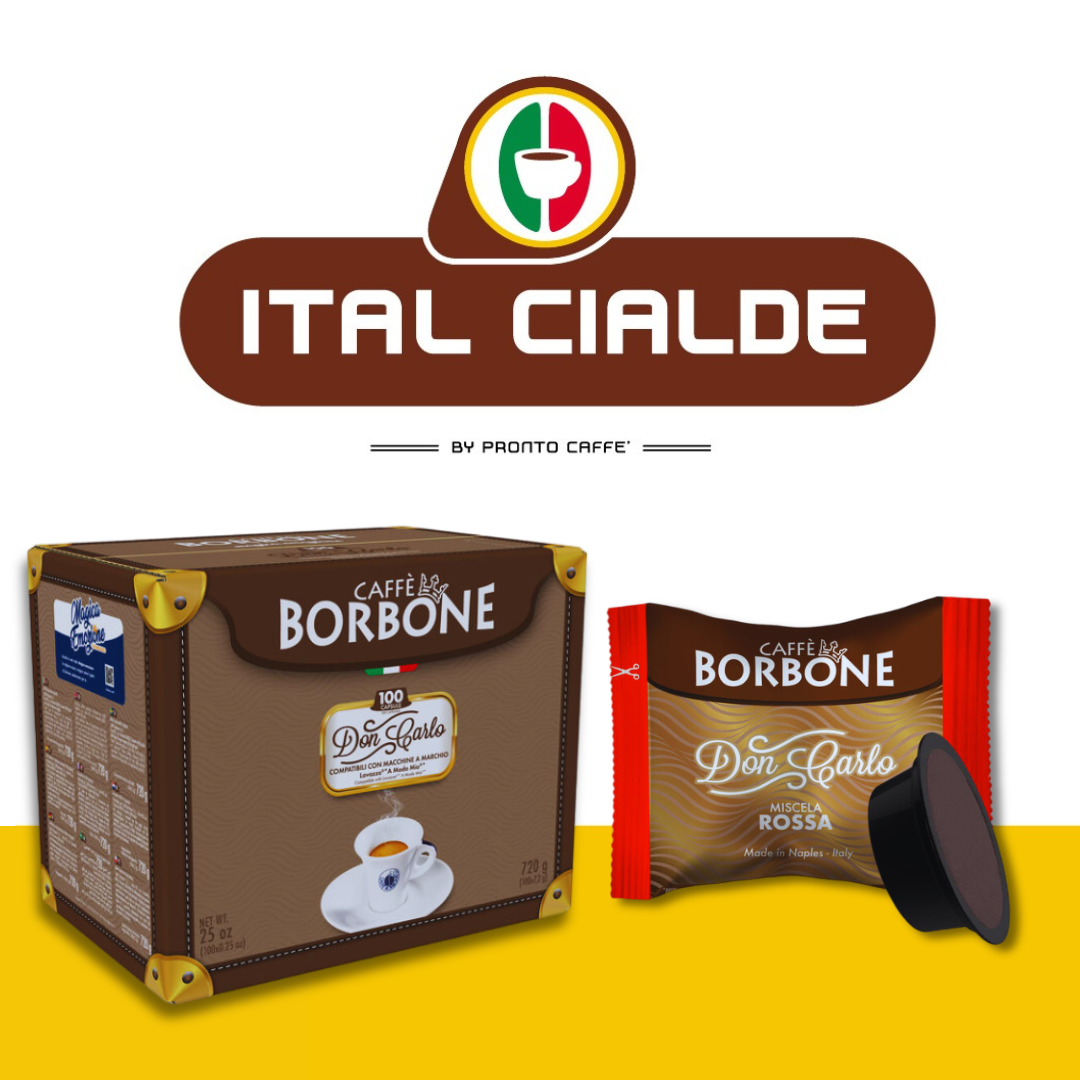 Caffè Borbone Miscela Rossa 100 Capsule A Modo Mio