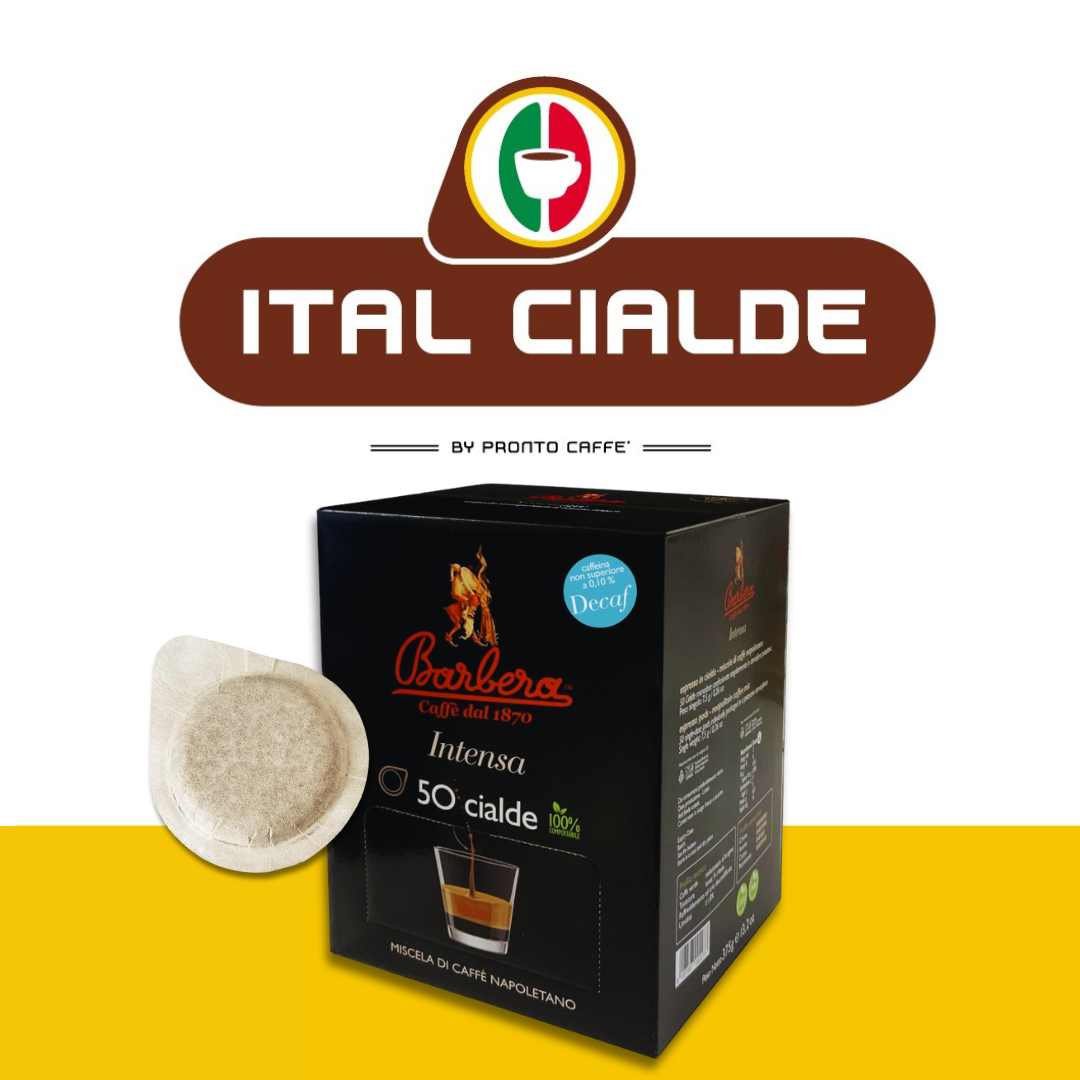 Caffè Barbera Decaf 50 Cialde - Ital Cialde