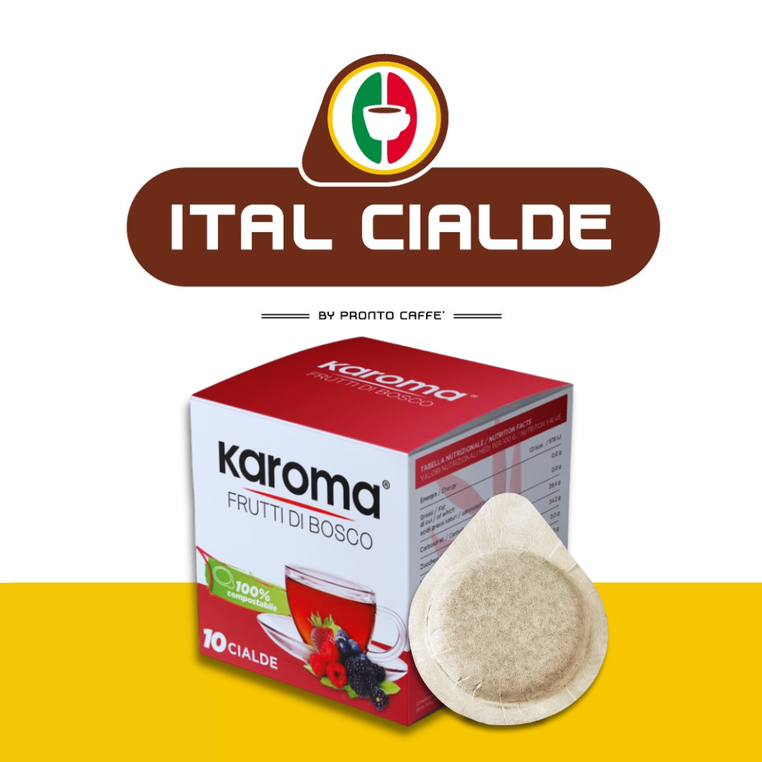 Karoma Frutti di Bosco 10 Cialde ESE - Ital Cialde