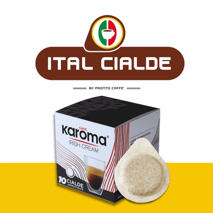 10 Cialde ESE Caffè Karoma Aromatizzato Irish Cream - Ital Cialde