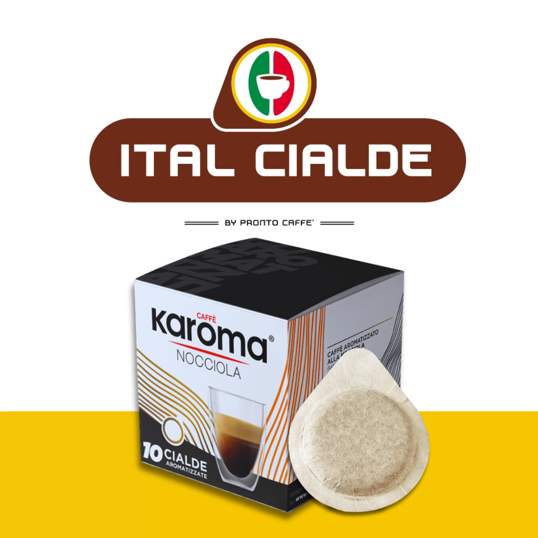 Caffè Karoma Aromatizzato alla Nocciola 10 Cialde