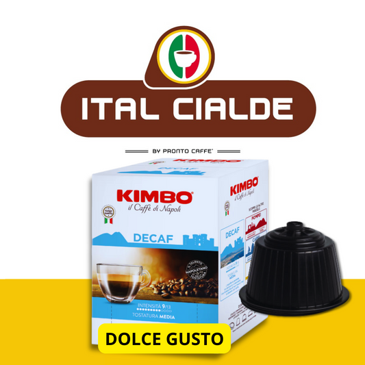 Caffè Kimbo Decaf Capsule Compatibili Dolce Gusto - Ital Cialde