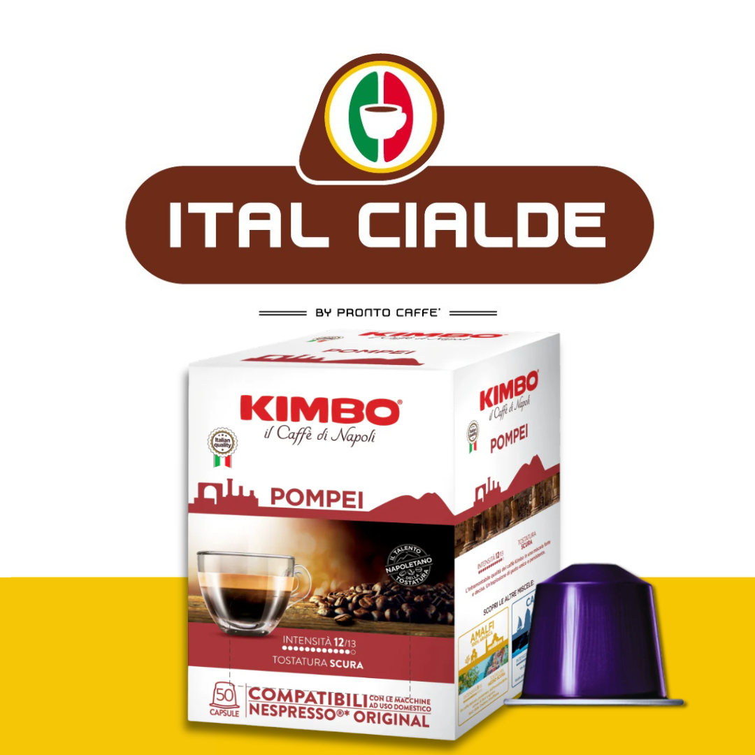 Caffè Kimbo pompei 50 capsule nespresso - ital cialde