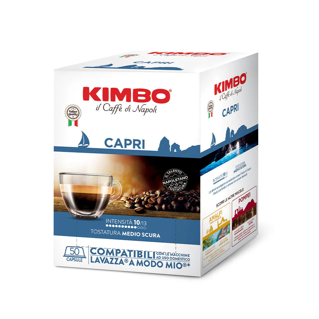 caffè kimbo capri 50 capsule a modo mio - ital cialde