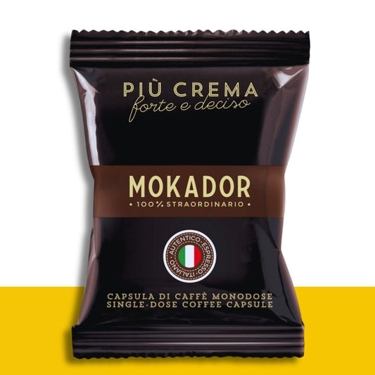 MOKADOR Più CREMA 100 CAPSULE - ITAL CIALDE