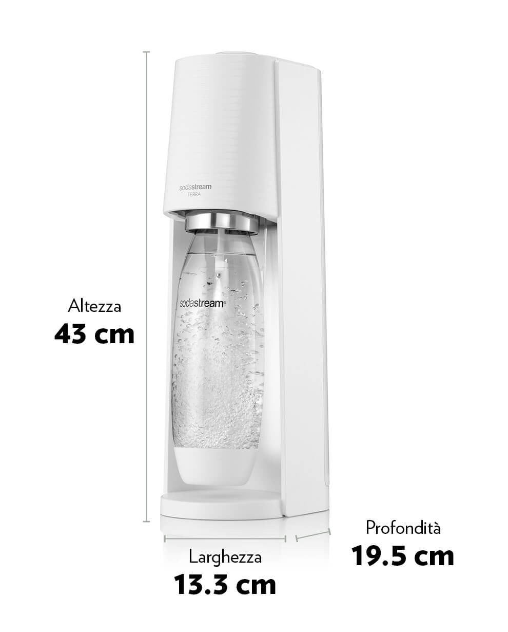 SodaStream Gasatore Terra BIANCO - Ital Cialde