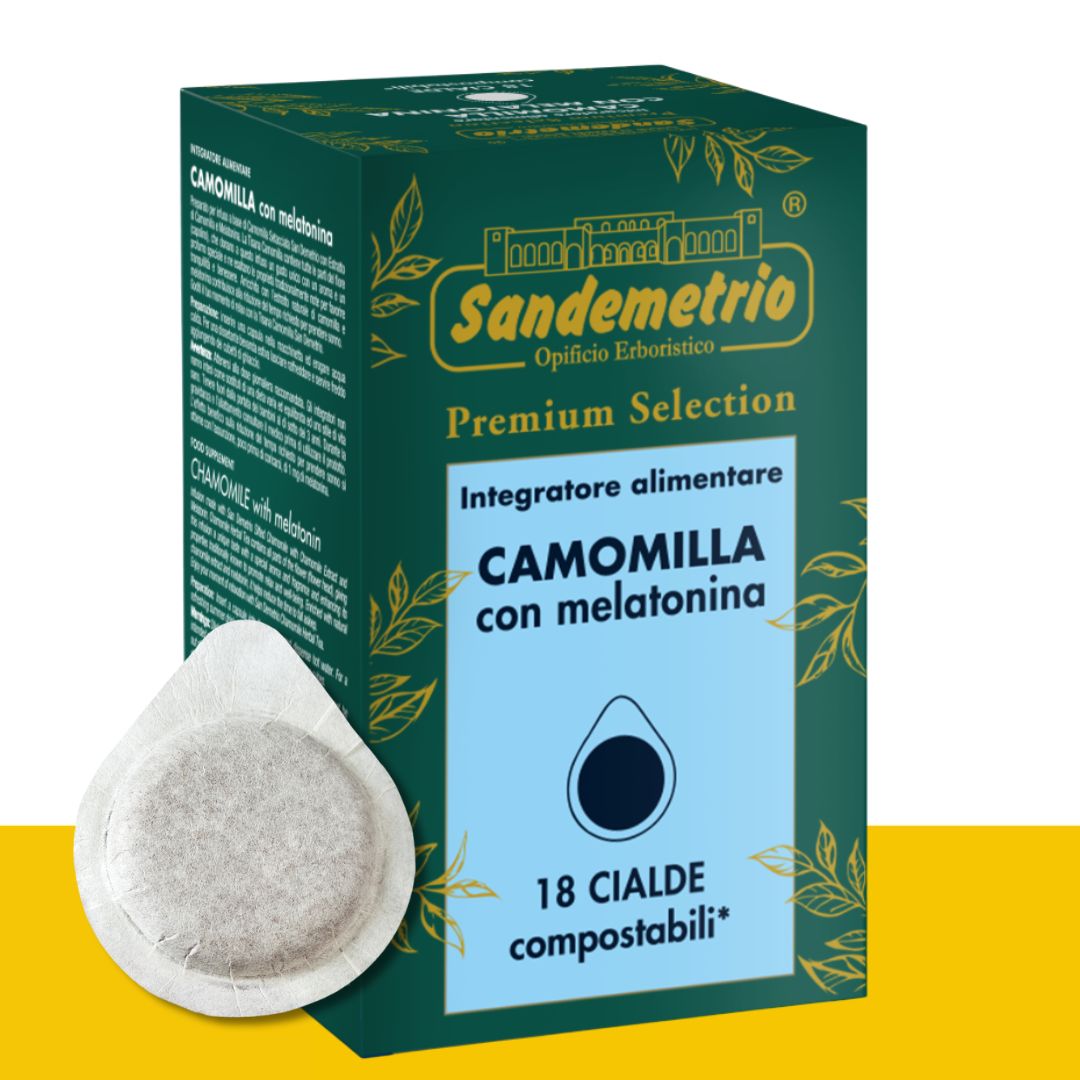 18 Cialde SanDemetrio Camomilla con Melatonina Sandemetrio