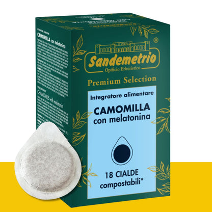 18 Cialde SanDemetrio Camomilla con Melatonina Sandemetrio