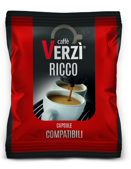 Caffè Verzì Aroma Ricco 100 Capsule compatibili Point/ESSSE