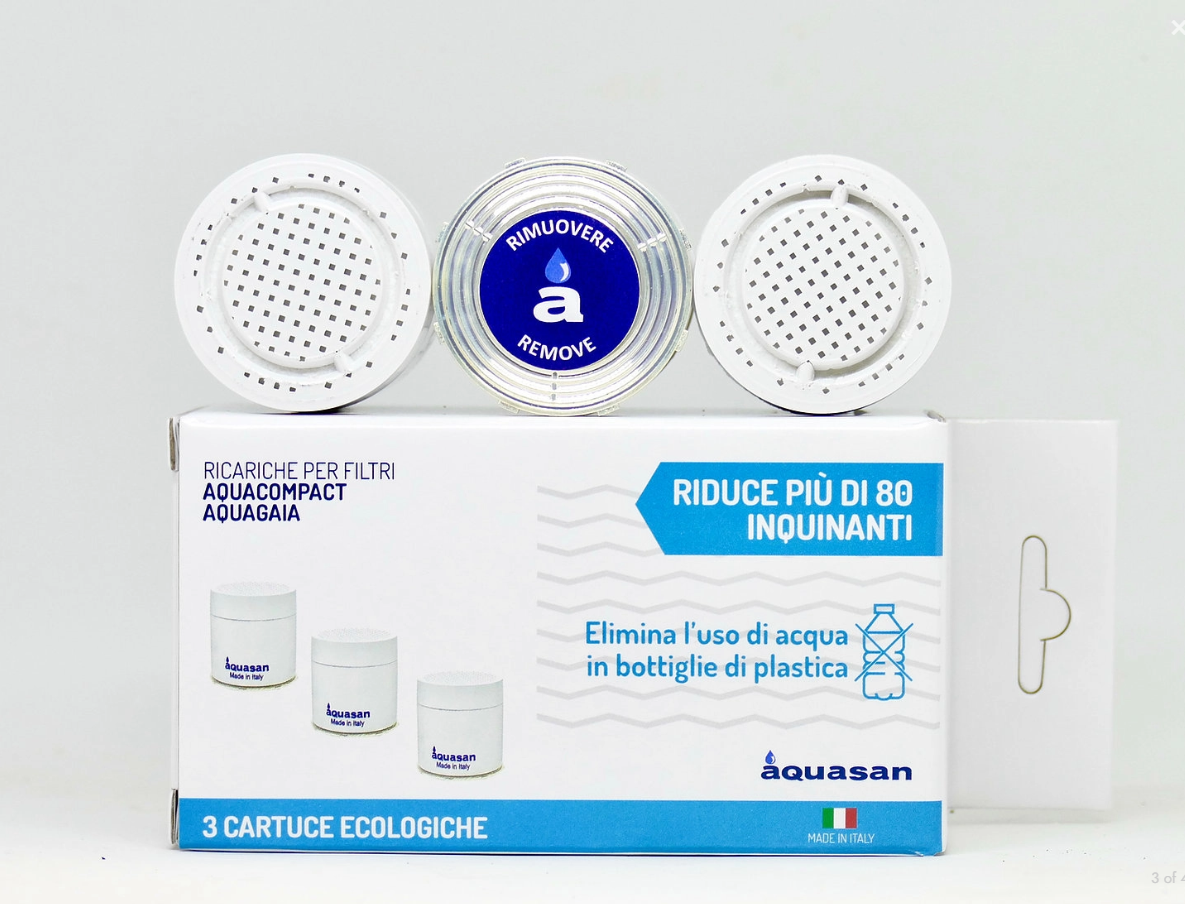 Cartucce Ecologiche Aquacompact Kit 3 Filtri