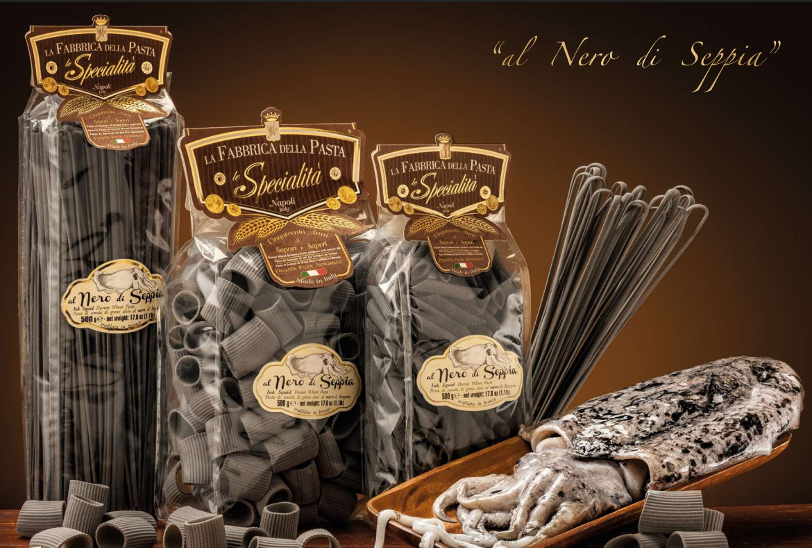 Linguine al Nero di Seppia La Fabbrica Della Pasta di Gragnano Ital Cialde