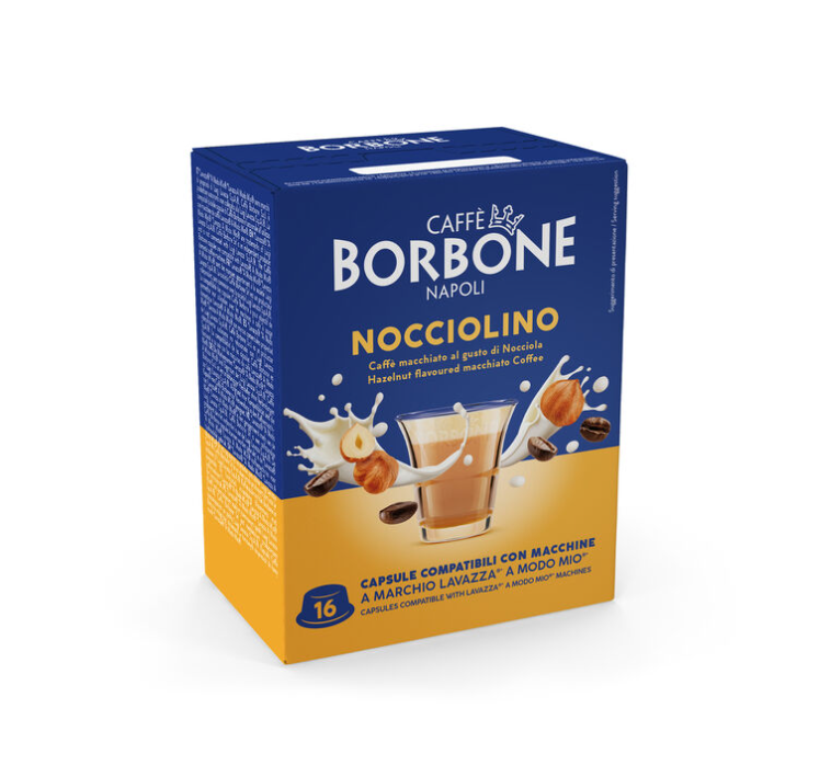 16 Capsule A Modo Mio Borbone Nocciolino Caffè Borbone