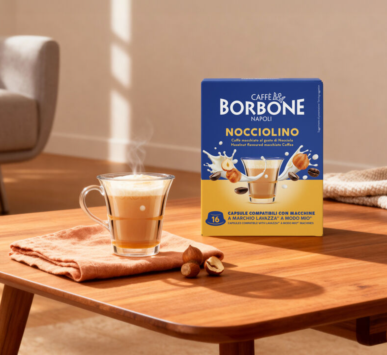 16 Capsule A Modo Mio Borbone Nocciolino Caffè Borbone