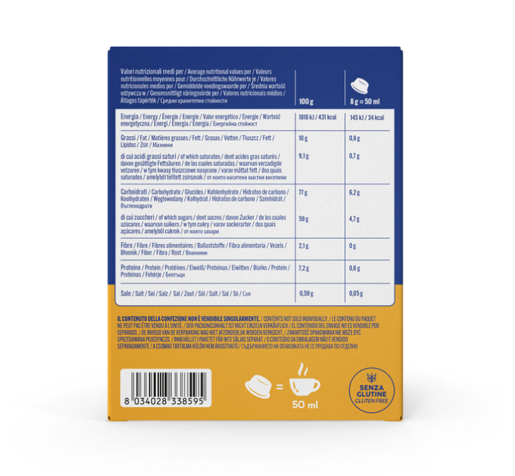 16 Capsule A Modo Mio Borbone Nocciolino Caffè Borbone