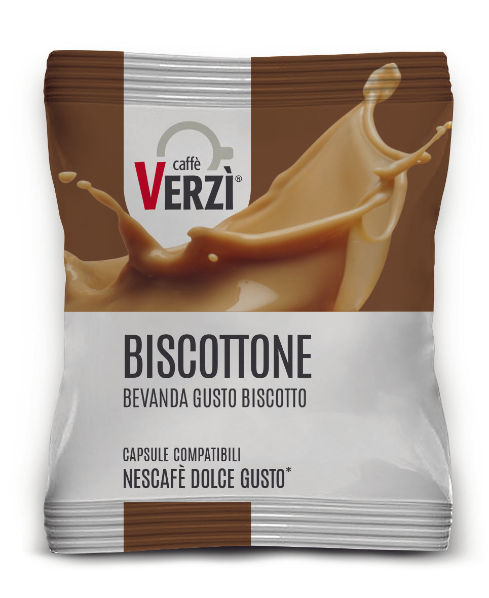 30 Capsule Dolce Gusto Verzì Biscottone Caffè Verzì