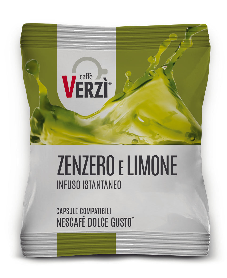 30 Capsule Dolce Gusto Verzì Zenzero e Limone Caffè Verzì