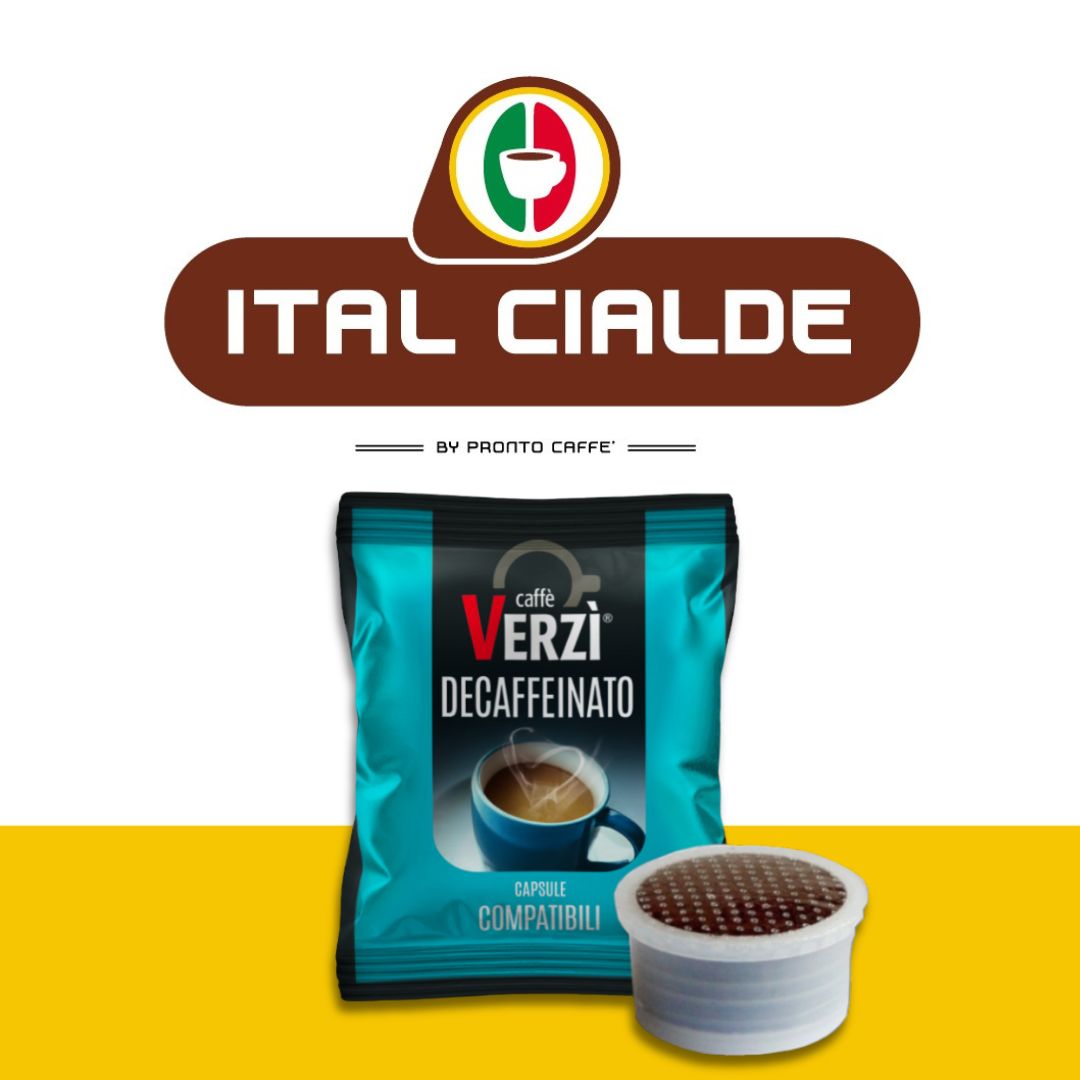 Caffè Verzì Decaffeinato 100 Capsule compatibili Point/ESSSE - Ital Cialde