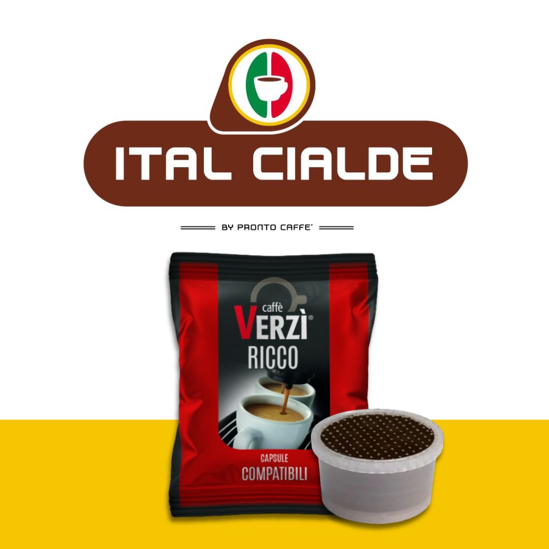 Caffè Verzì Aroma Ricco 100 Capsule compatibili Point/ESSSE