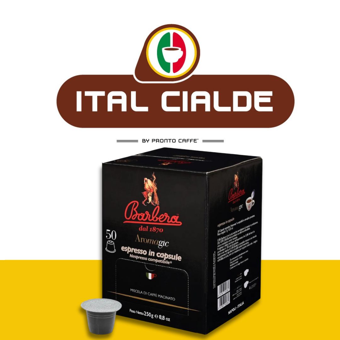 Caffè Barbera miscela aromagic 50 capsule compatibili nespresso - ital cialde