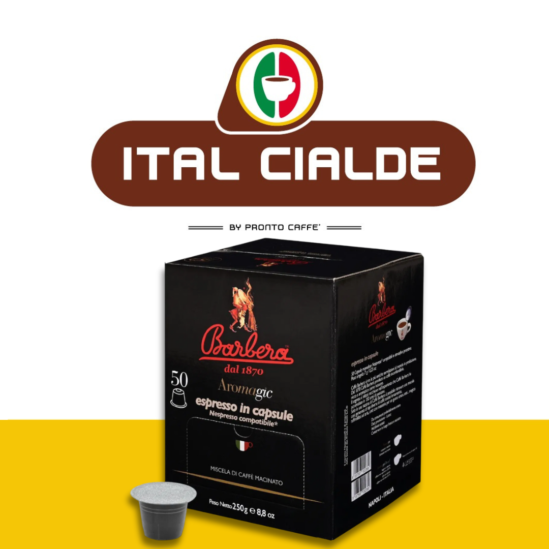 Caffè Barbera Miscela Intenso 50 Capsule Nespresso - Ital Cialde