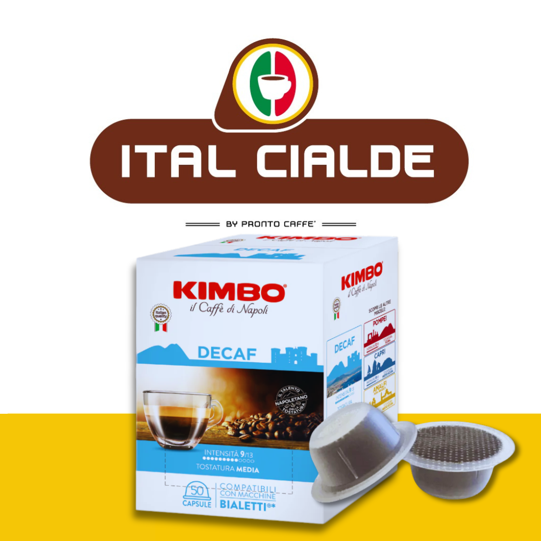 Caffè Kimbo Decaf 50 Capsule Compatibili Bialetti - Ital Cialde