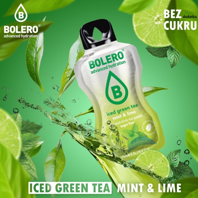 Bolero Iced GrenTea Menta e Lime 9g Bolero Drinks
