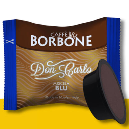 caffè borbone miscela blu a modo mio 100 capsule don carlo - ital cialde
