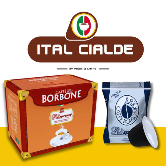 Caffè borbone miscela blu 100 capsule nespresso