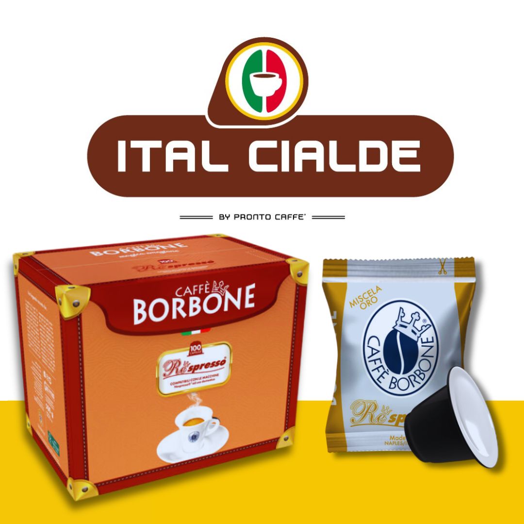 100 Capsule caffè borbone oro nespresso - ital cialde