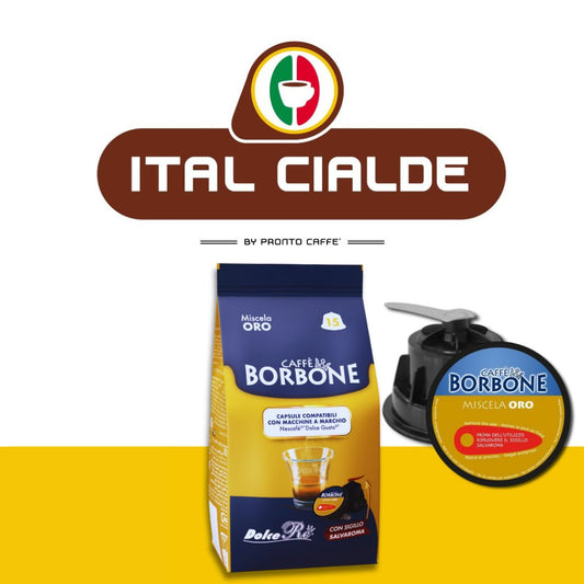 caffè borbone 90 capsule dolce gusto miscela oro - ital cialde