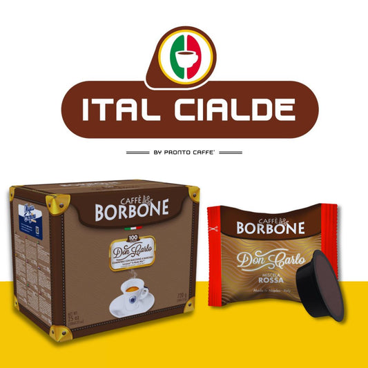 caffè borbone 100 capsule compatibili a modo mio don carlo - ital cialde